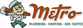 Metro Plumbing, Heating & Air Conditioning Logo