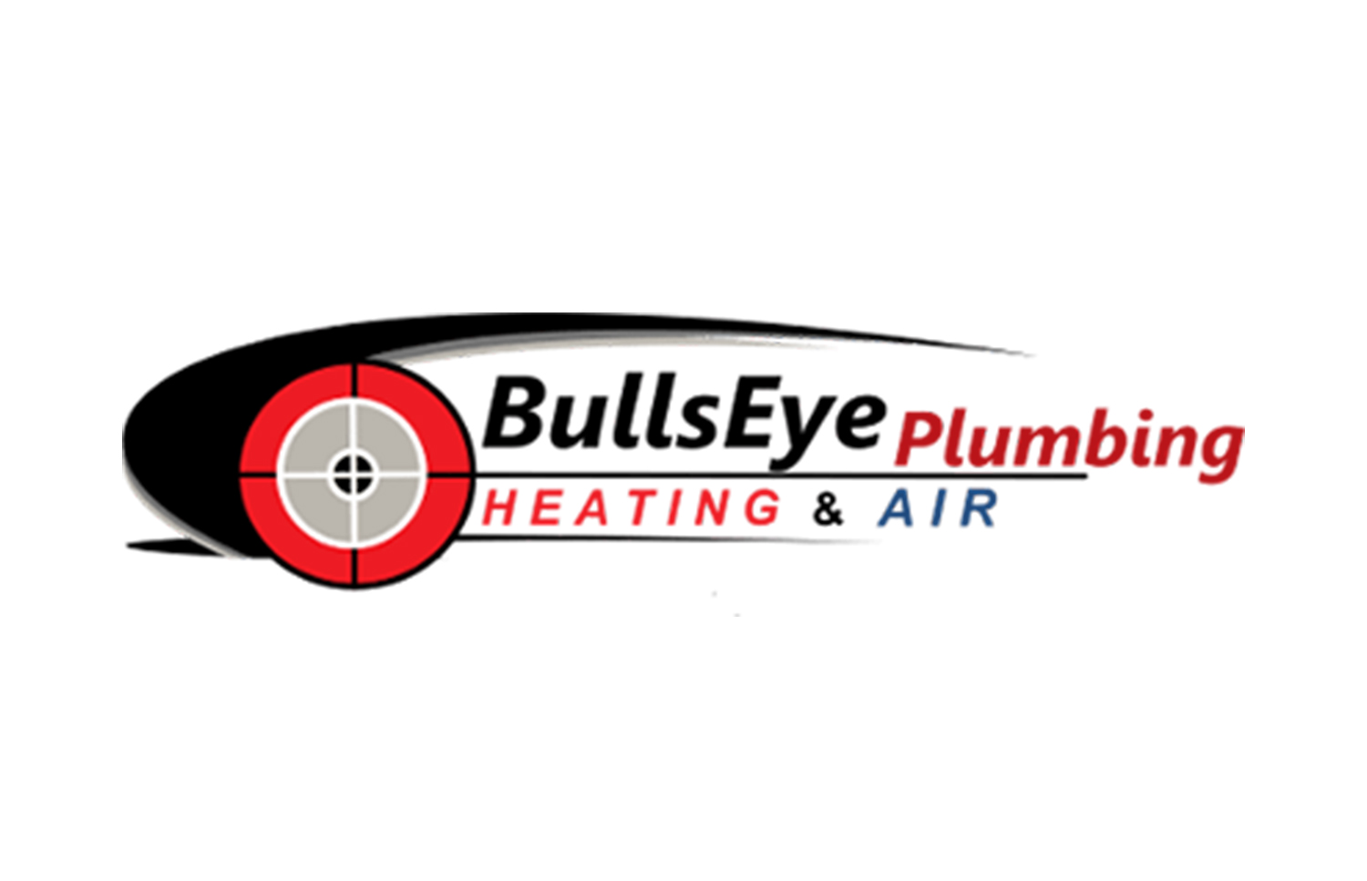 BullsEye Plumbing Heating & Air Logo