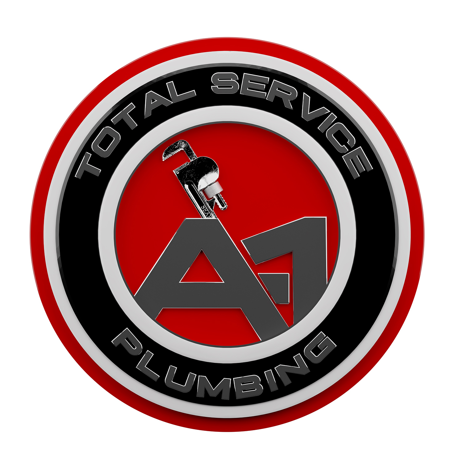 A-1 Total Service Plumbing Logo