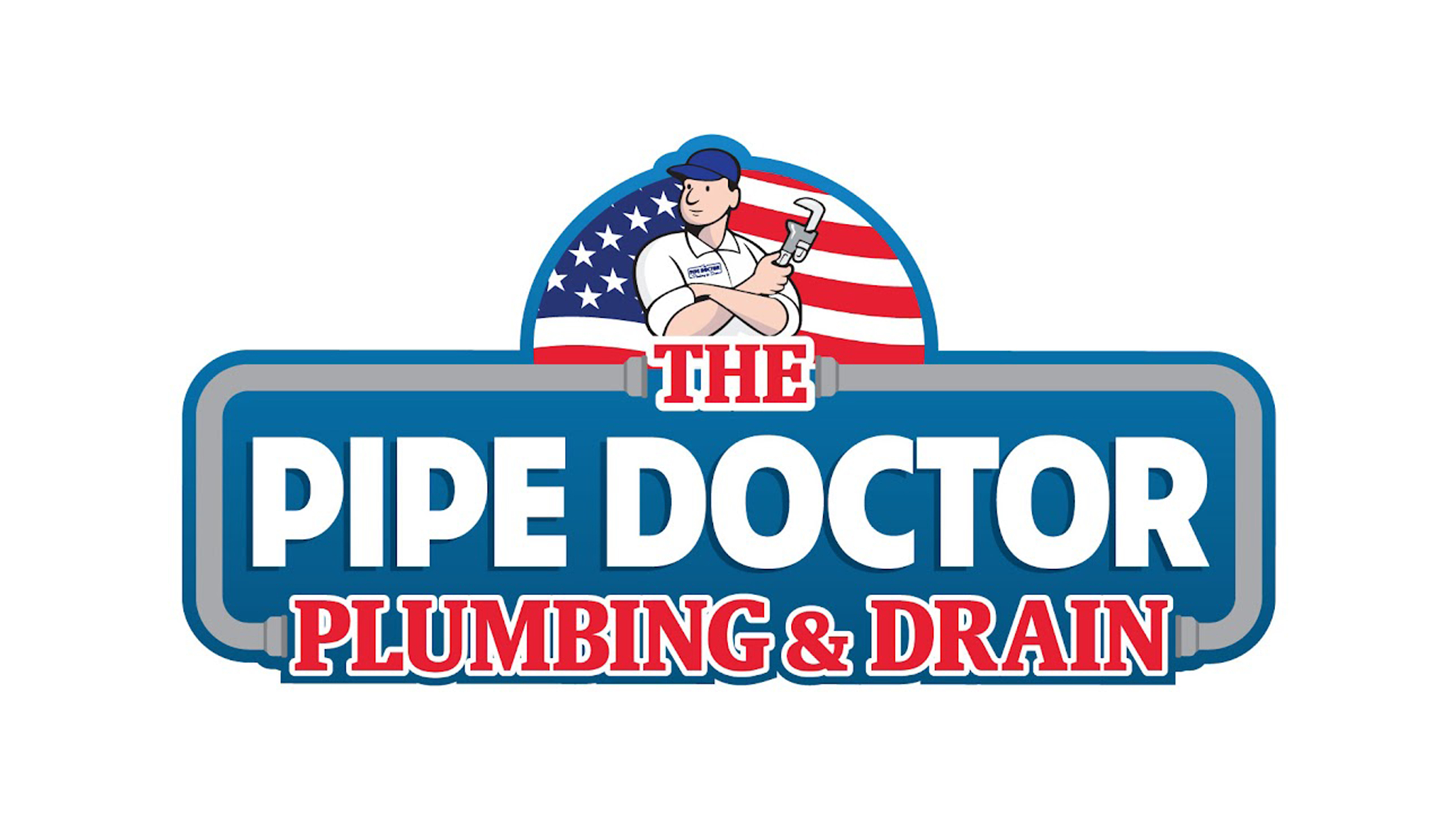 The Pipe Doctor Plumbing & Drain Logo
