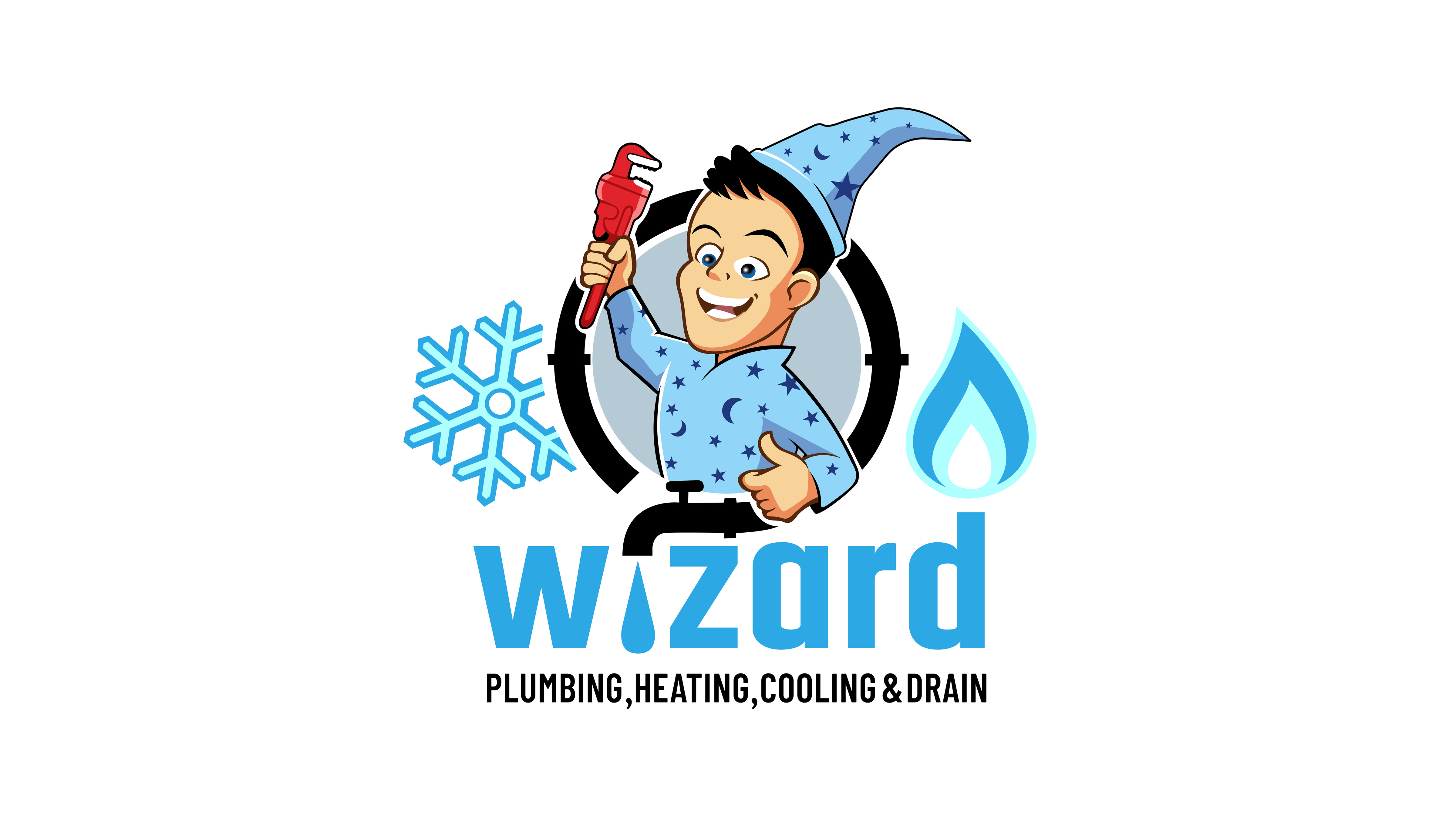 Wizard Plumbing & Drain Logo