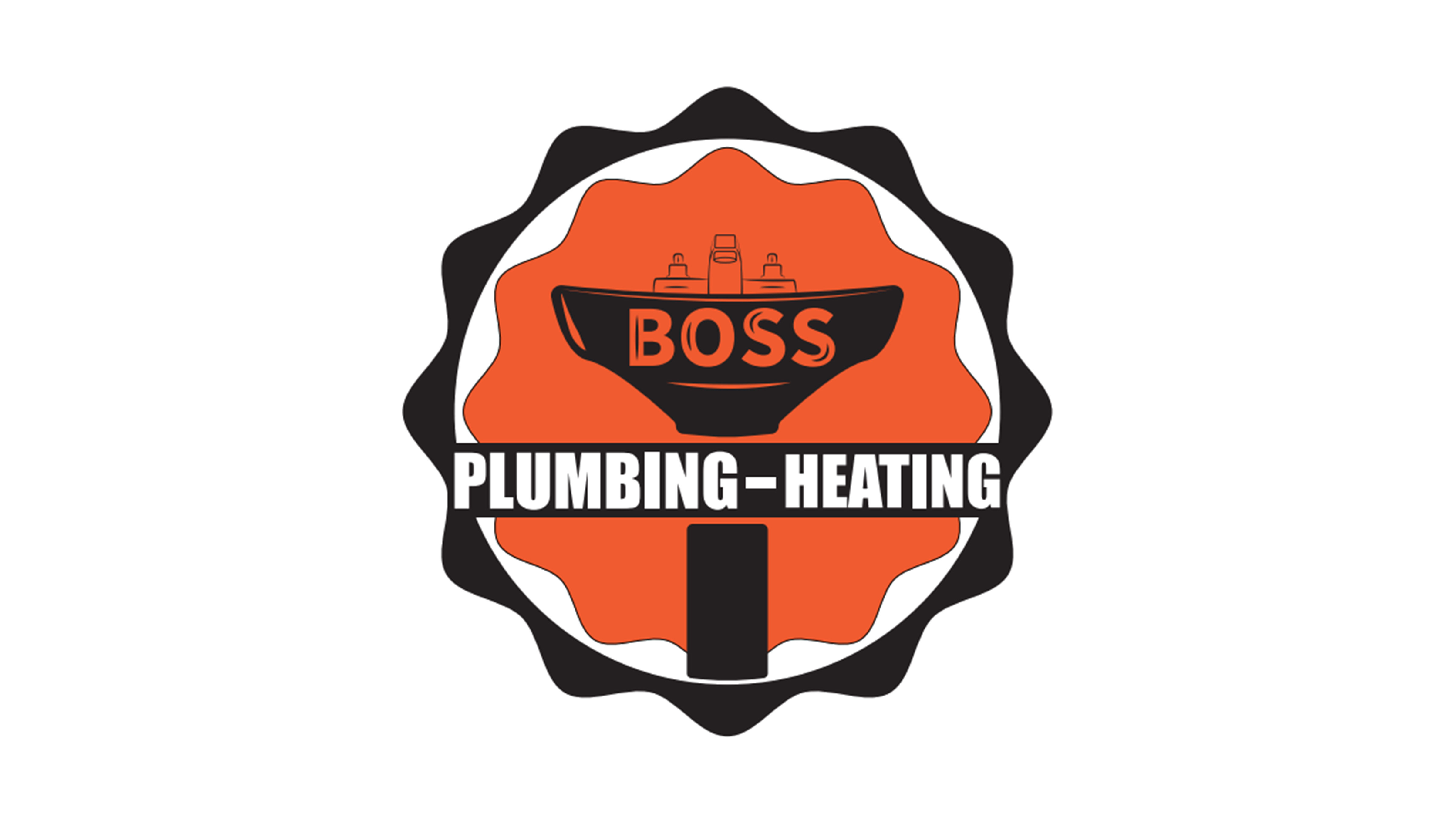 Boss Plumbing and Heating Logo