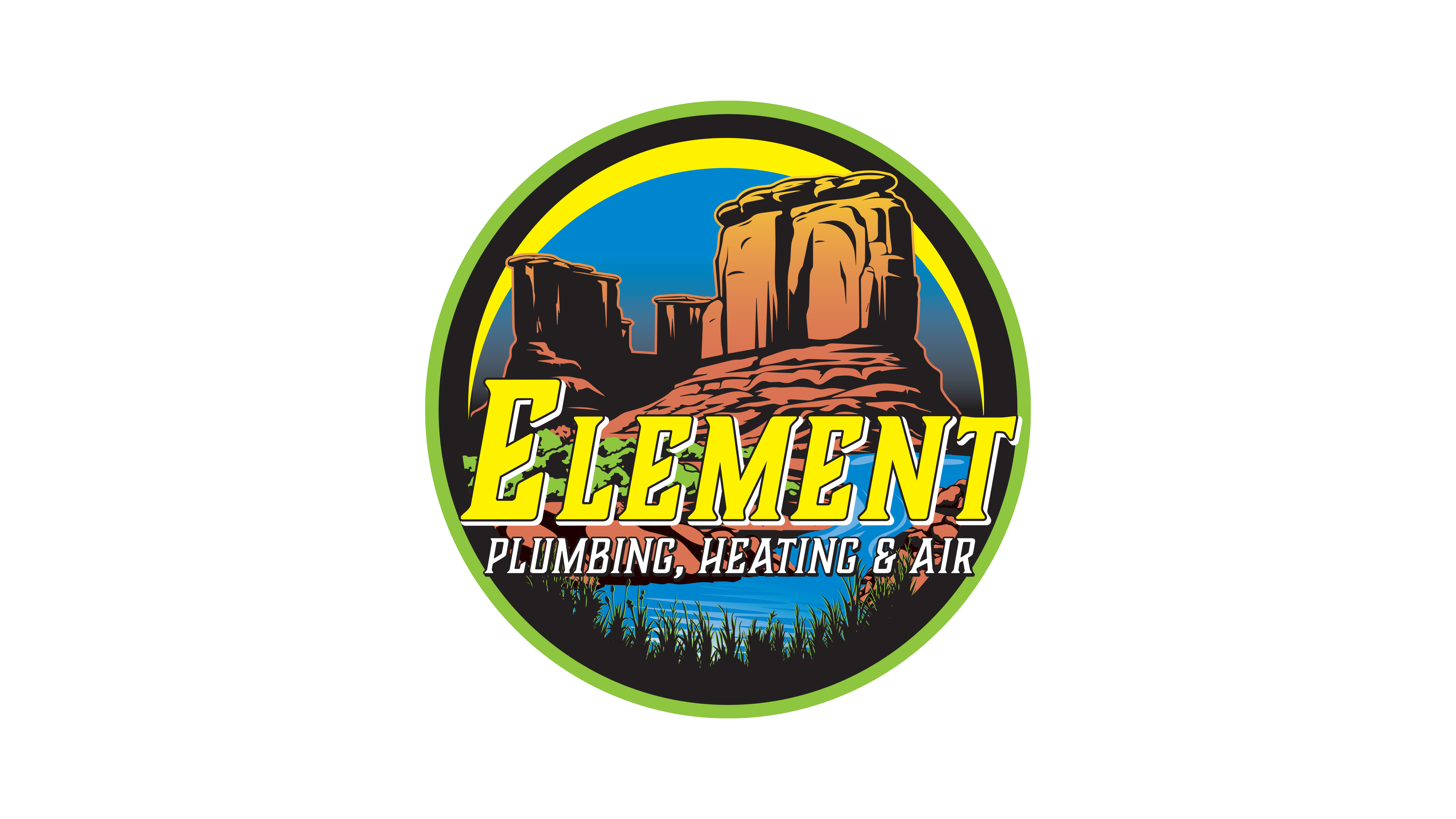 Element Plumbing Heating & Air Logo