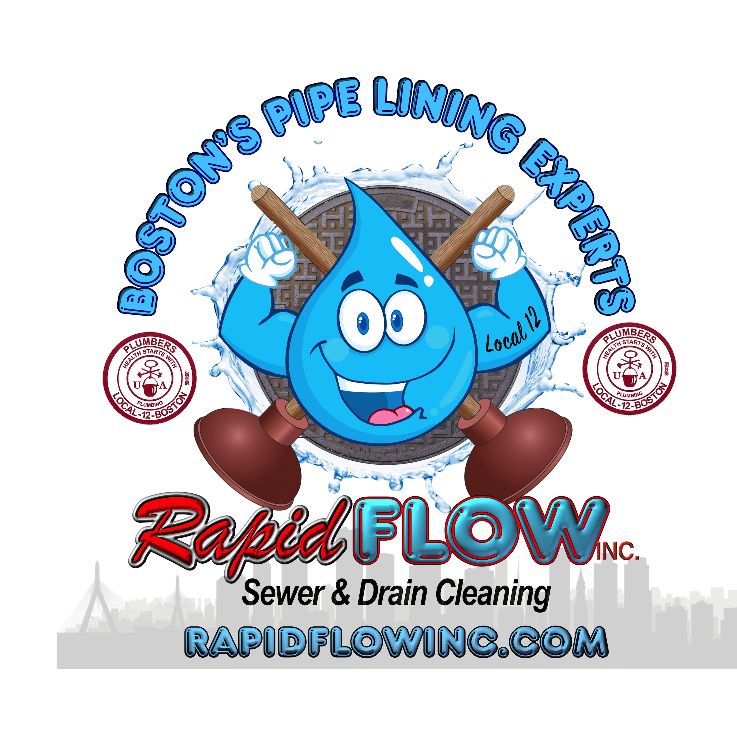 Rapid Flow Drain Cleaning Logo