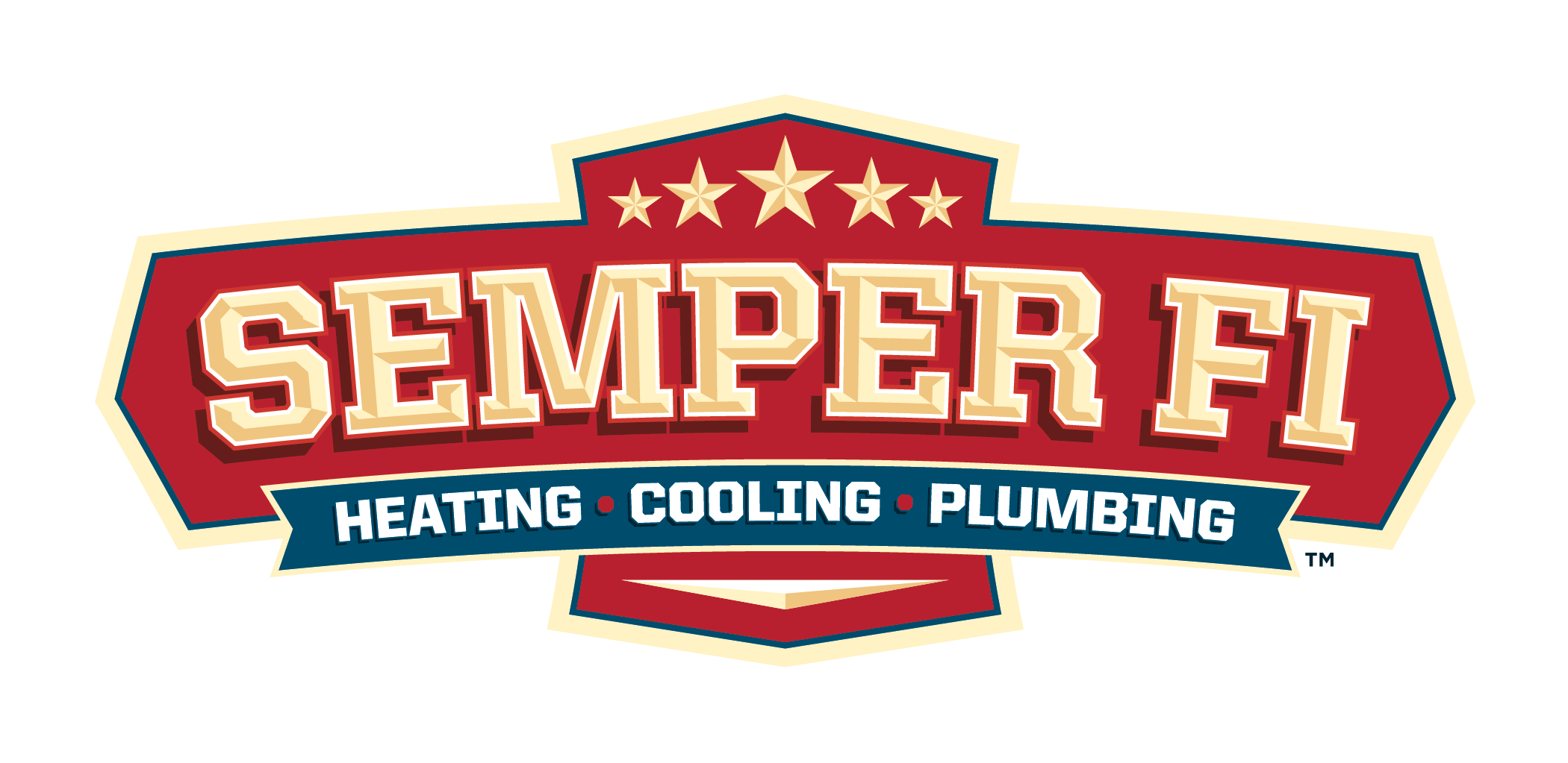 Semper Fi Heating & Cooling Logo