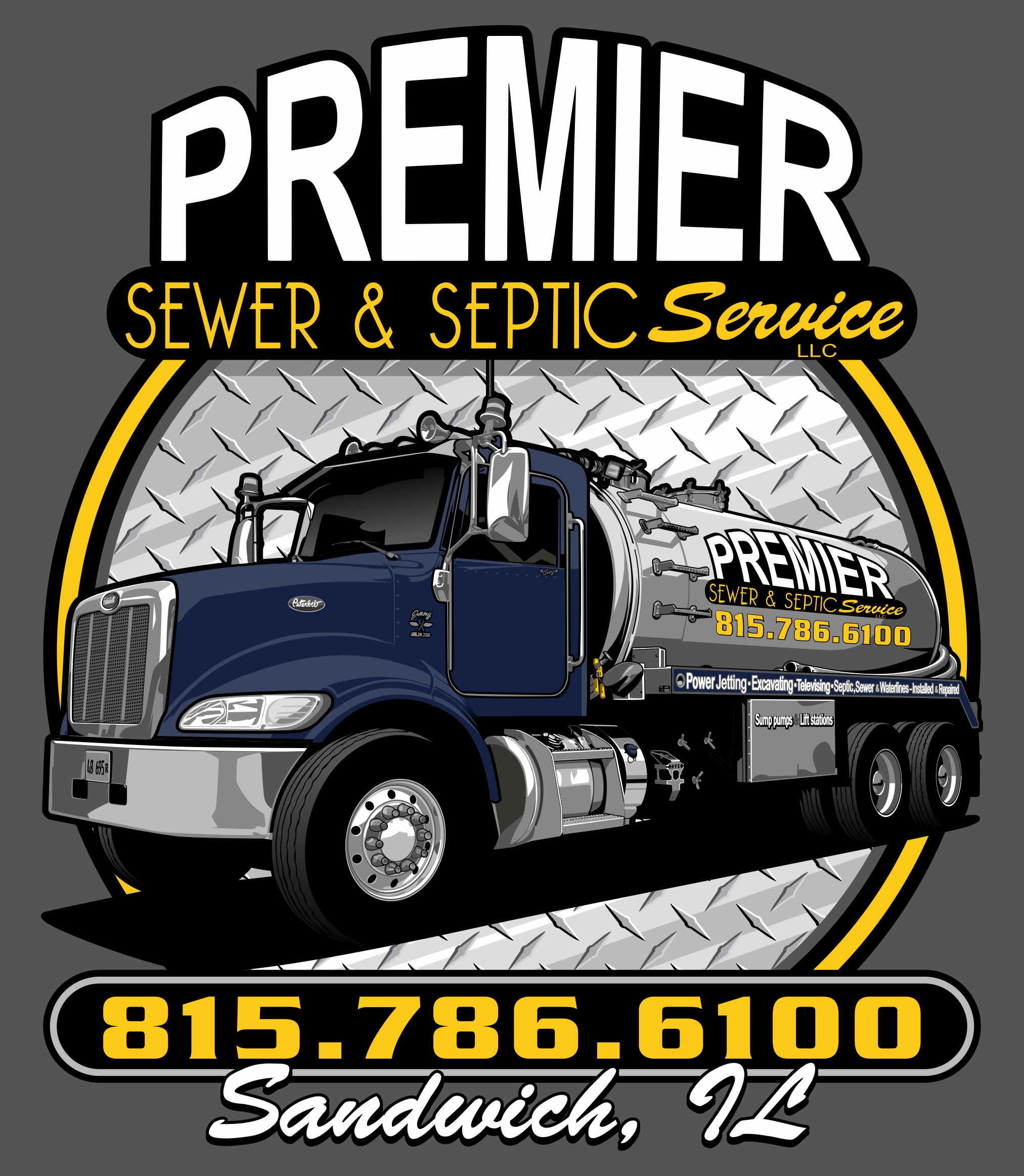 Premier Sewer & Septic Service Logo