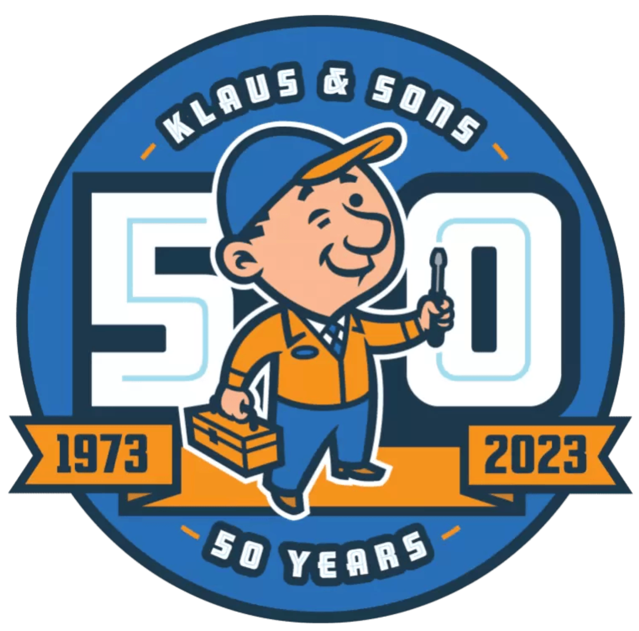 Klaus & Sons Plumbing Heating & Air Conditioning Logo