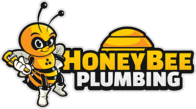 Honey Bee Plumbing Logo